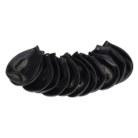 PAWZ ochranná topánočka kaučuk čierna 12 ks, Veľkosť: XS