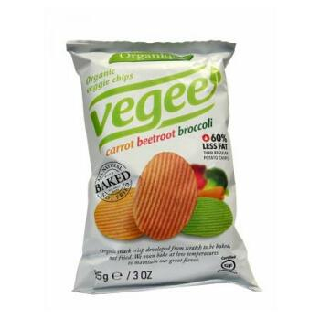VEGEE Organic vegie chips so zeleninou BIO 85 g