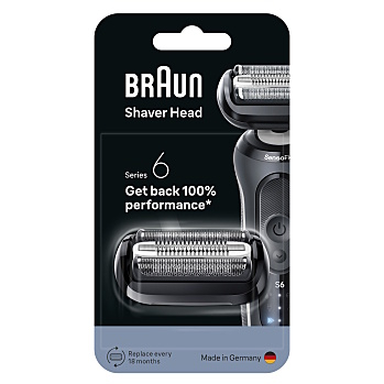 BRAUN Series 6 silver 64b náhradná hlavica pre strojček (Žiletky a náhradné hlavice na holenie) - Elektrické