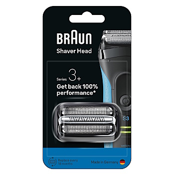 BRAUN Series 3+ 32B náhradná hlavica pre elektrický strojček (Žiletky a náhradné hlavice na holenie) - Elektrické