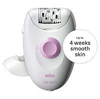 BRAUN Silk-épil 1 elektrický epilátor 1-010 biela/ružová