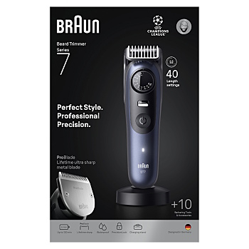 BRAUN Series 7 BT7540 ProBlade zastrihávač fúzov (Elektrické holiace strojčeky) - Bezdrôtový, Elektrické, Dobíjacie