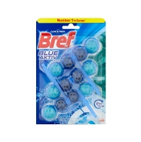 BREF Blue Aktiv Eucalyptus tuhý WC blok 3x50 g