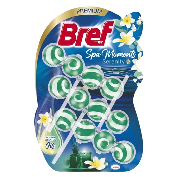 BREF Spa Moments Tuhý WC blok Serenity 3 x 50 g (WC bloky)