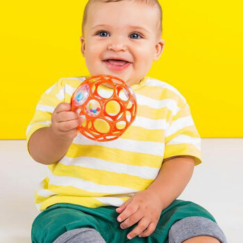 OBALL Hračka Oball Rattle 10 cm 0 m+ (Interaktívne hračky) - obrázok 2/2
