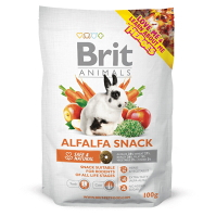 BRIT Animals alfalfa snack for rodents maškrta pre králiky 100 g