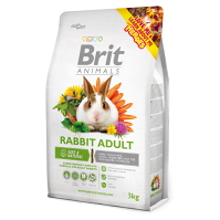 BRIT Animals rabbit adult complete krmivo pre králiky 3 kg