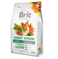 BRIT Animals rabbit senior complete krmivo pre králiky 1,5 kg