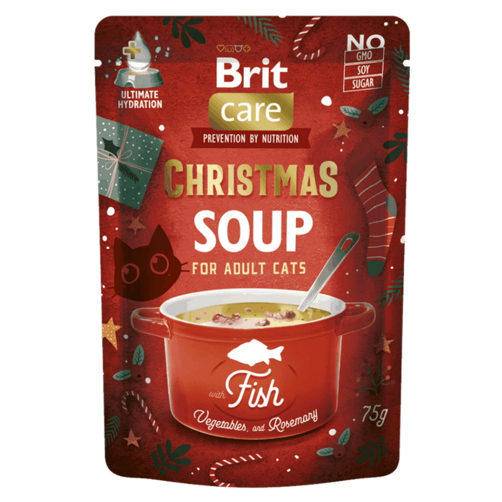 BRIT Care Christmas Fish Soup vianočná polievka pre mačky 75 g
