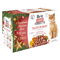 BRIT Care Cat Christmas multipack kapsičky pre mačky 12+1 zadarmo