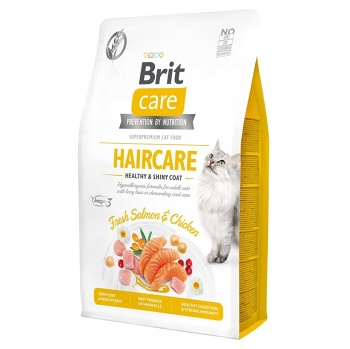 BRIT Care Cat Haircare Healthy & Shiny Coat granule pre mačky 1 ks, Hmotnosť balenia: 7 kg