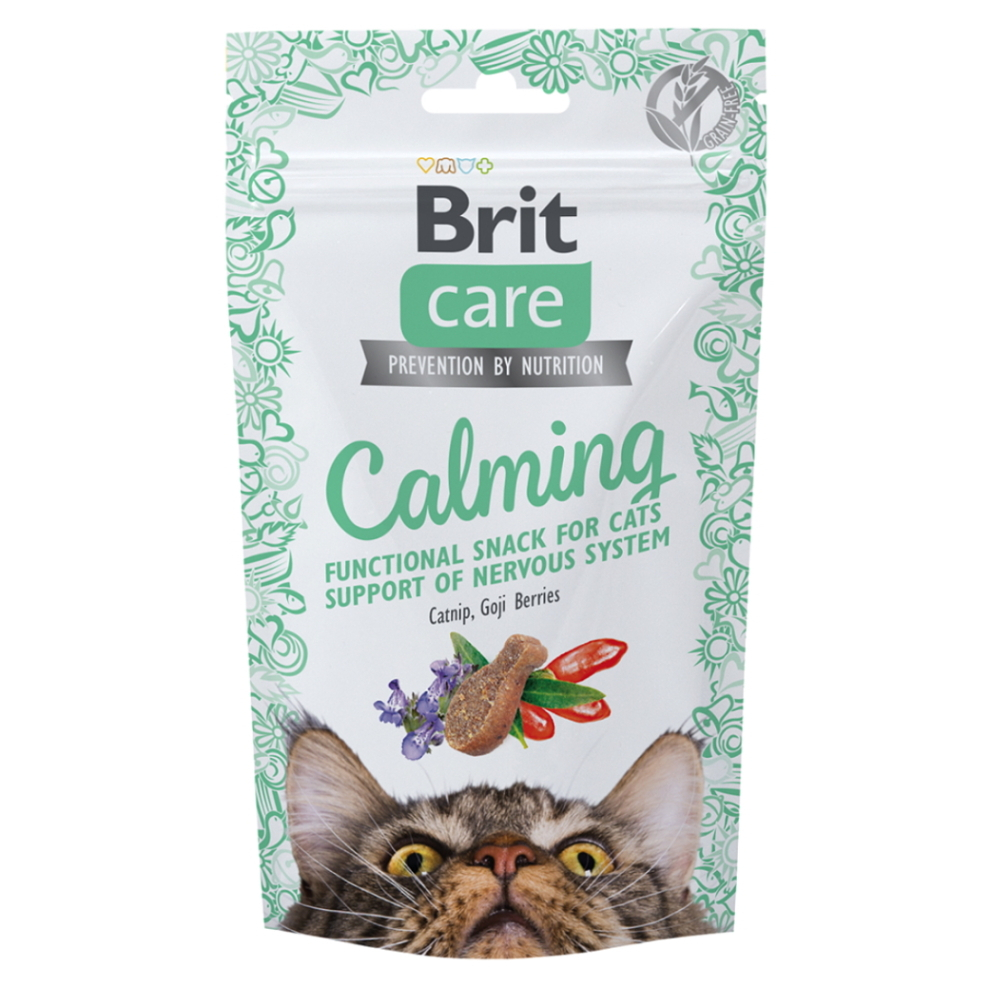 BRIT Care Snack Calming s goji pre mačky 50 g