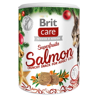 BRIT Care Cat Snack Christmas Superfruits maškrta pre mačky 100 g