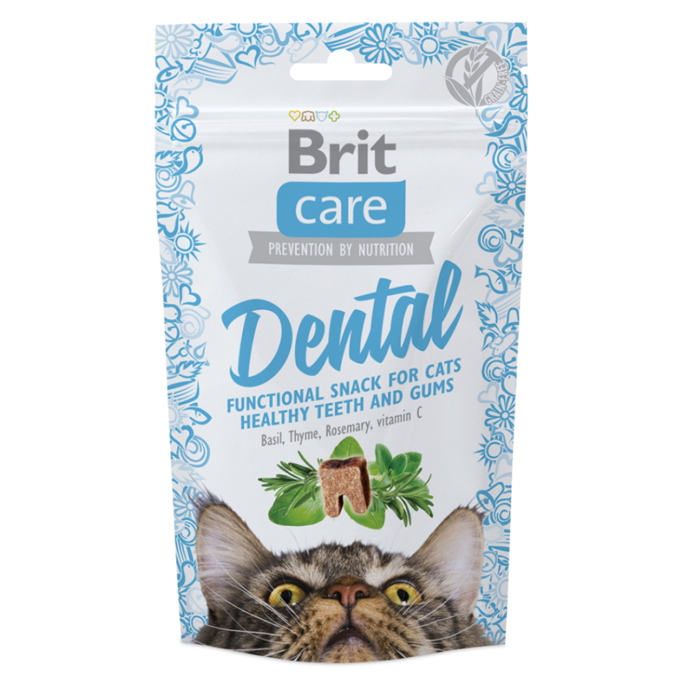 BRIT Care Snack Dental z morčacieho mäsa pre mačky 50 g kúpite na Mojalekaren.sk