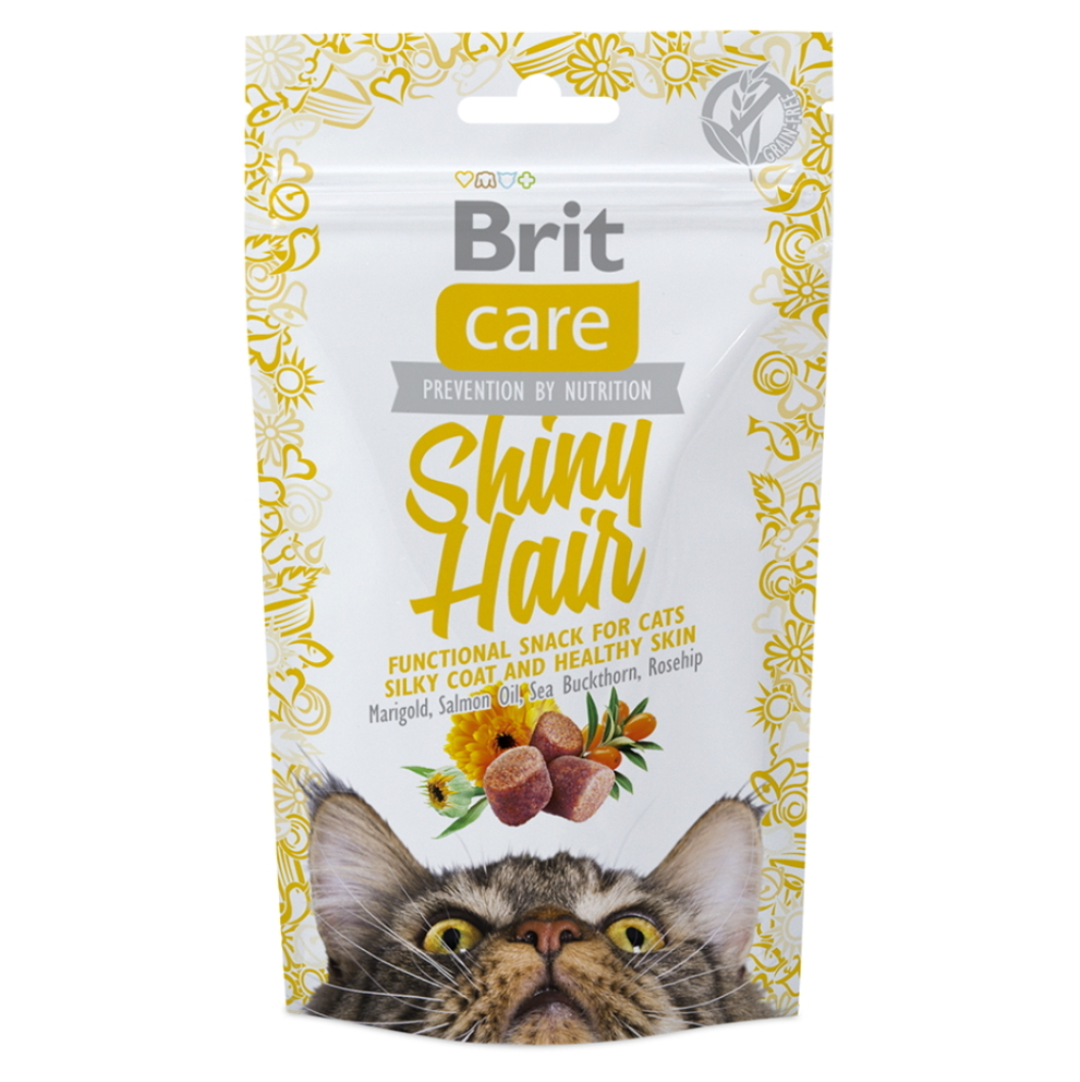 BRIT Care cat snack shiny hair 50 g kúpite na Mojalekaren.sk