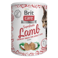 BRIT Care Snack Superfruits Lamb jahňacie s kokosom pre mačky 100 g