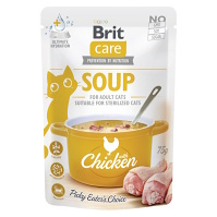 BRIT Care Cat Soup with Chicken vývar pre mačky 75 g