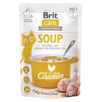 BRIT Care Cat Soup with Chicken vývar pre mačky 75 g (Vývary a polievky pre mačky)
