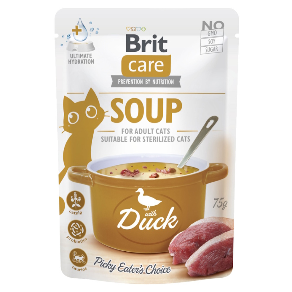 BRIT Care Cat Soup with Duck vývar pre mačky 75 g