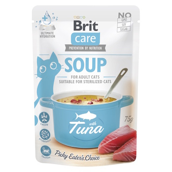 BRIT Care Cat Soup with Tuna vývar pre mačky 75 g (Vývary a polievky pre mačky)