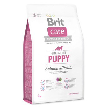 BRIT Care Grain-free Puppy Salmon & Potato granule pre šteňatá a mladé psy 1 ks, Hmotnosť balenia: 12 kg (Granule pre psov)