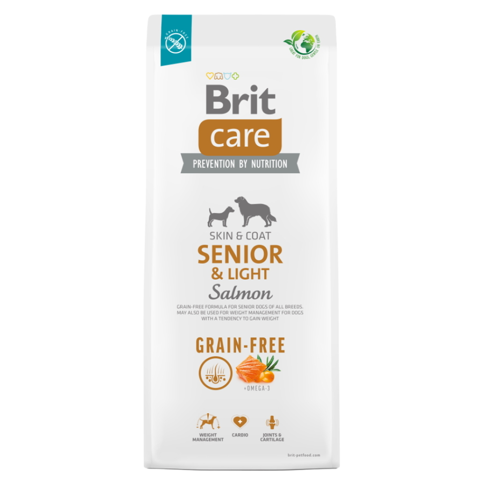 BRIT Care Grain-free Senior & Light granule pre psov 1 ks, Hmotnosť balenia (g): 3 kg