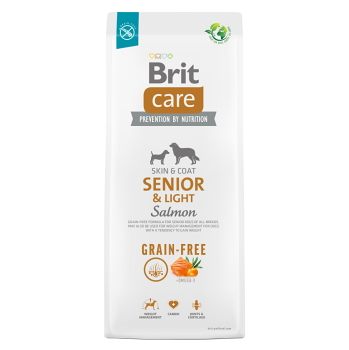 BRIT Care Grain-free Senior & Light granule pre psov 1 ks, Hmotnosť balenia (g): 12 kg