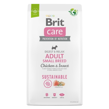 BRIT Care Sustainable Adult Small Breed granule pre psov 1 ks, Hmotnosť balenia: 3 kg
