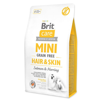 Brit Care Mini Grain Free Hair & Skin granule pre psov, Hmotnosť balenia (g): 2 kg