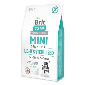 Brit Care Mini Grain Free Light & Sterilised granule 2 kg
