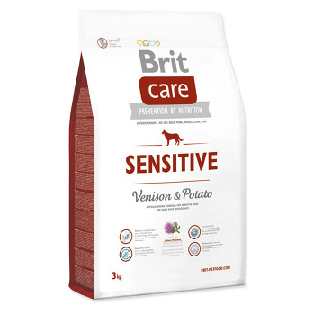 BRIT Care Sensitive Venison & Potato granule pre psov 1 ks, Hmotnosť balenia: 3 kg