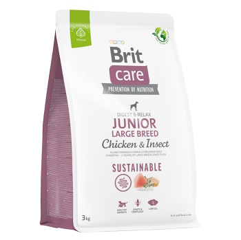 BRIT Care Sustainable Junior Large Breed granule pre psov 1 ks, Hmotnosť balenia: 3 kg