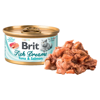 Brit Fish Dreams Tuna & Salmon konzerva pre mačky 80 g