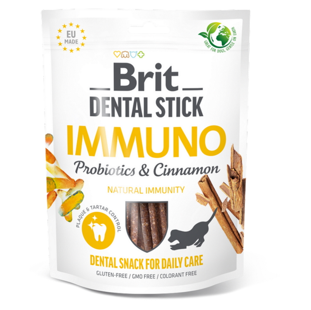 BRIT Dental Stick Immuno with Probiotics & Cinnamon 7 kusov