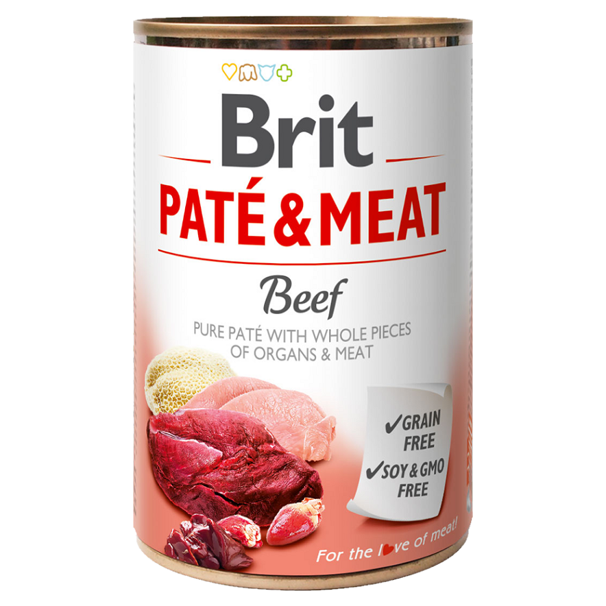 Brit PATÉ & MEAT Beef konzerva pre psov 400 g