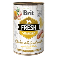 BRIT Fresh Chicken with Sweet Potato konzerva pre psov 400 g