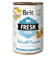 BRIT Fresh Fish with Pumpkin konzerva pre psov 400 g