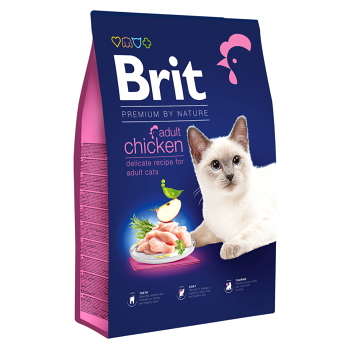 BRIT Premium by Nature Adult Chicken granuly pre mačky 1 ks, Hmotnosť balenia: 8 kg