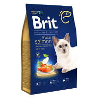 BRIT Premium by Nature Adult Salmon granuly pre mačky 1 ks, Hmotnosť balenia: 8 kg