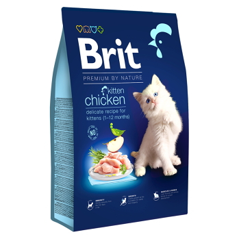 BRIT Premium by Nature Kitten Chicken granuly pre mačiatka 1 ks, Hmotnosť balenia: 8 kg