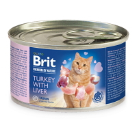 BRIT Premium by Nature Turkey with Liver konzerva pre mačky 200 g