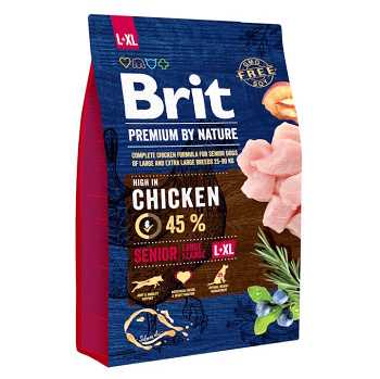 BRIT Premium by Nature Senior L+XL granule pre psov 1 ks, Hmotnosť balenia: 3 kg