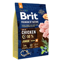 BRIT Premium by Nature Junior M granule pre psov 3 kg