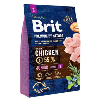 BRIT Premium by Nature Junior S granule pre psov 1 ks, Hmotnosť balenia: 3 kg