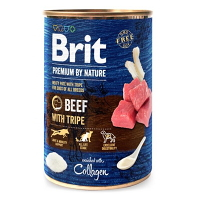 BRIT Premium by Nature Beef & Tripes konzerva pre psov 400 g