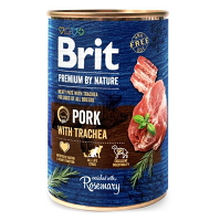 BRIT Premium by Nature Pork & Trachea konzerva pre psov 1 ks, Hmotnosť balenia: 400 g