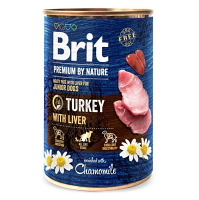 BRIT Premium by Nature Turkey & Liver konzerva pre psov 400 g