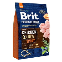 BRIT Premium by Nature Sport granule pre psov 1 ks, Hmotnosť balenia: 3 kg