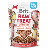 BRIT Raw Treat Urinary Turkey maškrty pre psov 40 g