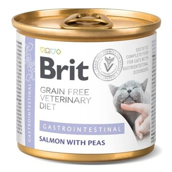 BRIT Veterinary diet grain free gastrointestinal konzerva pre mačky 200 g (Diéty pre mačky s poruchou trávenia)